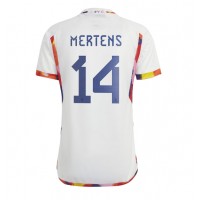 Belgien Dries Mertens #14 Fußballbekleidung Auswärtstrikot WM 2022 Kurzarm